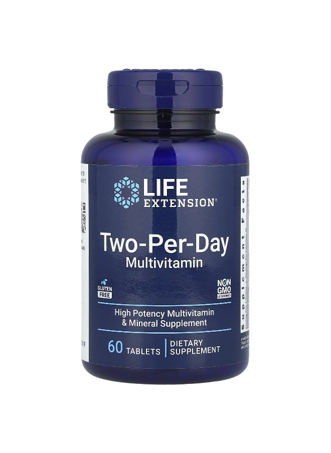 LifeExtension - Life Extension, Two-Per-Day Multivitamin, 60 Tablets - Image 1