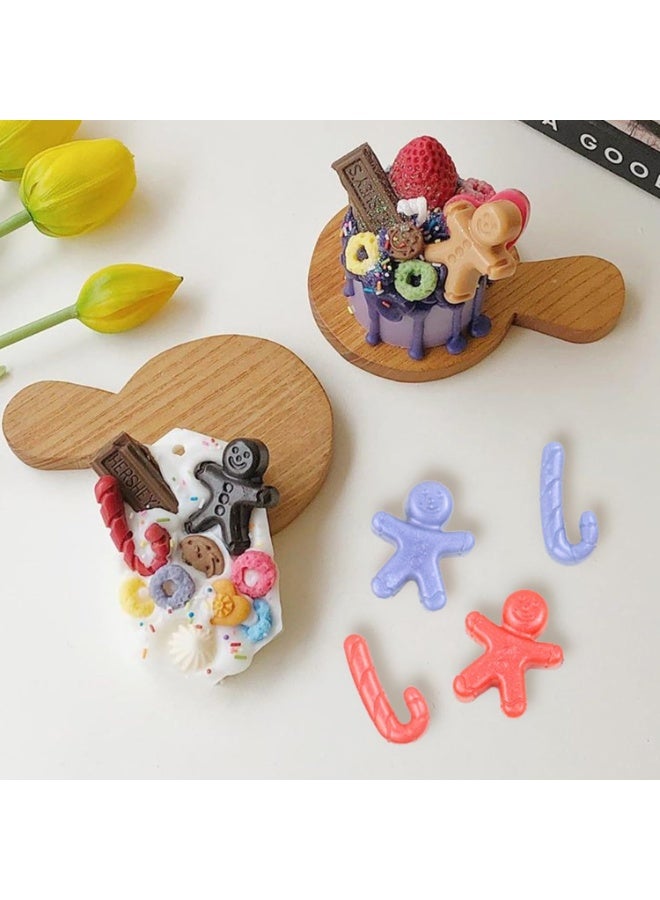 RupeeRise 3-Piece Christmas Cookie Cutter for Gingerbread Men, Silicone Mould, Chocolate Mould and Candle Mould Silicone Set, Trees and Snowmen, Ideal for DIY Baking and Candle Making - Image 5