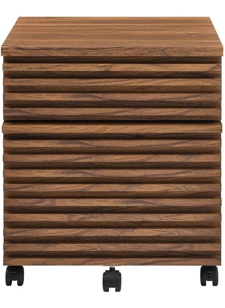 Modway Modway EEI5704WAL Render Wood File Cabinet Walnut  - Image 4