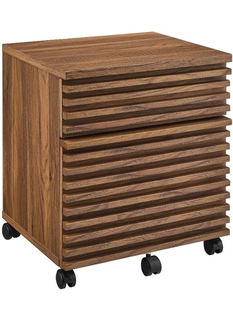 Modway Modway EEI5704WAL Render Wood File Cabinet Walnut  - Image 1