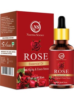 Nuerma Science Rose Essential Oil For Anti Stress Skin Glow Aromatheraphy (15 Ml)  - Image 2