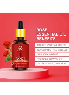 Nuerma Science Rose Essential Oil For Anti Stress Skin Glow Aromatheraphy (15 Ml)  - Image 3