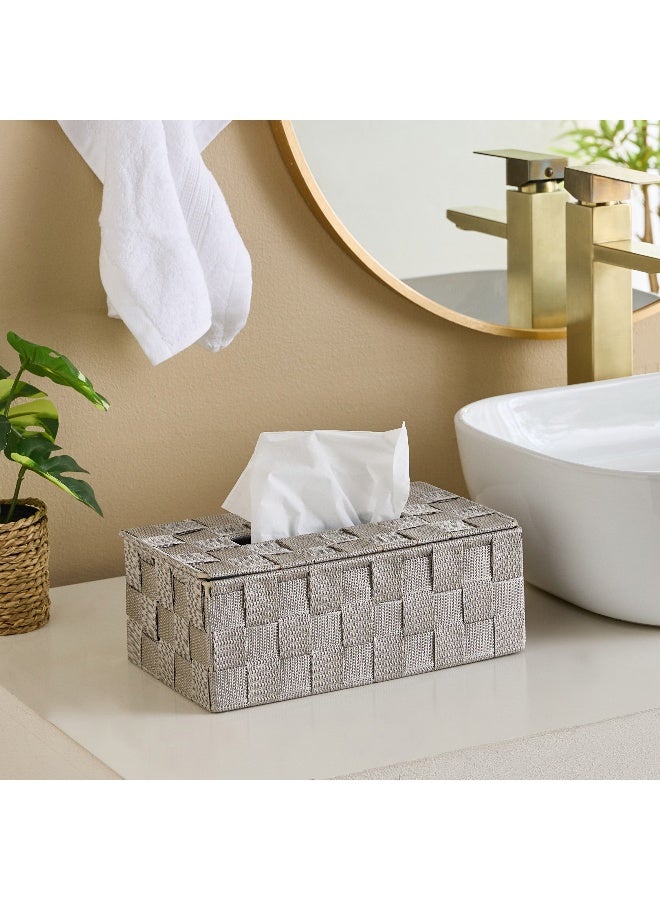 Home Box Woven Tissue Box - Grey - 1 Piece - Image 4