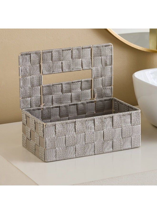 Home Box Woven Tissue Box - Grey - 1 Piece - Image 2