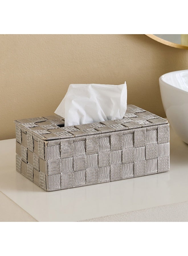 Home Box Woven Tissue Box - Grey - 1 Piece - Image 1