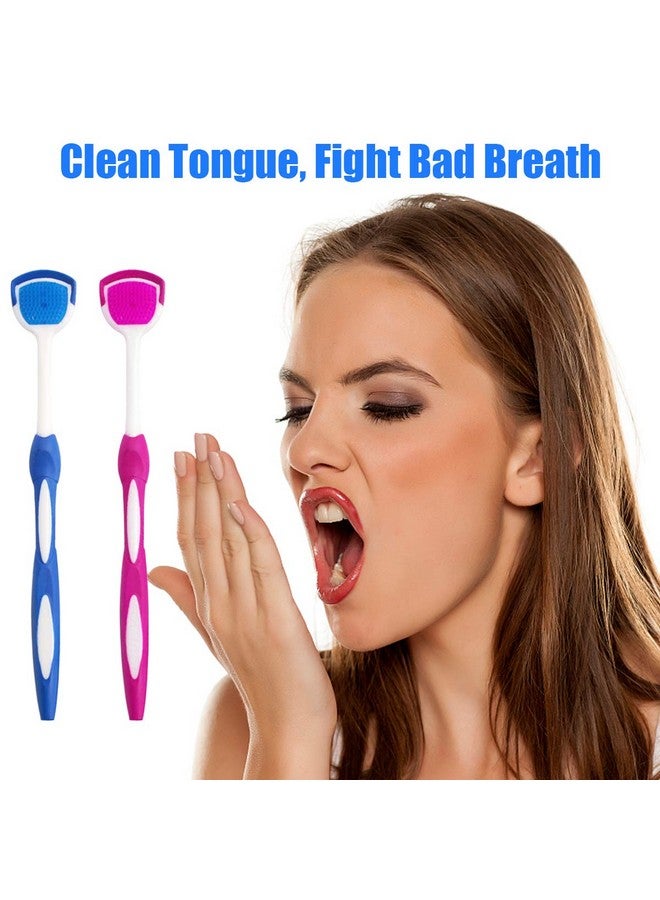 MR LION Tongue Brush, Tongue Scraper, Tongue Cleaner, Tongue Scraper Brush, Tongue Cleaner Brush, Tongue Brushes Helps Fight Bad Breath, 3 Tongue Scrapers, 3 Pack (Blue & Green & Red) - Image 5