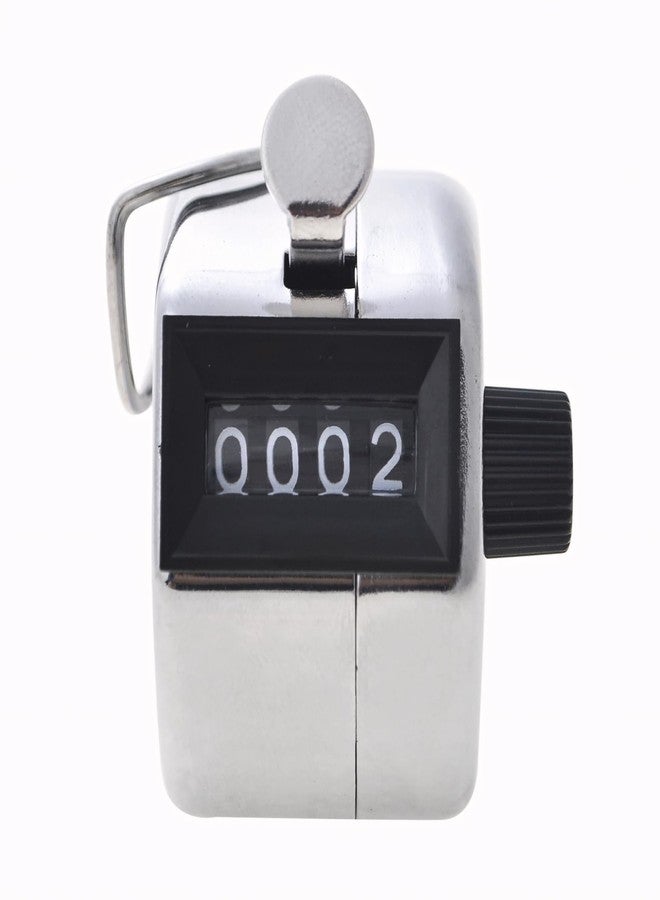GOGO Hand Tally Counter Handheld 4 Digit Number Lap Counter Manual Mechanical Clicker for Row, People, Golf & Knitting - Image 2