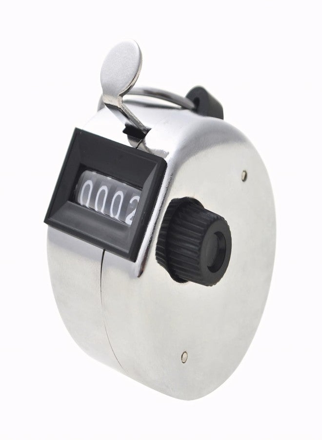 GOGO Hand Tally Counter Handheld 4 Digit Number Lap Counter Manual Mechanical Clicker for Row, People, Golf & Knitting - Image 3