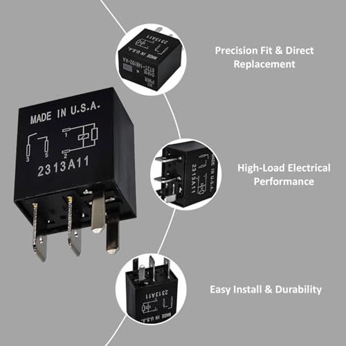 Konlkan 2-Pack Relay 8T2T-14B192-AA | 12VDC 4-Pin Automotive Relay Replacement Compatible with Select Ford Models - Image 4