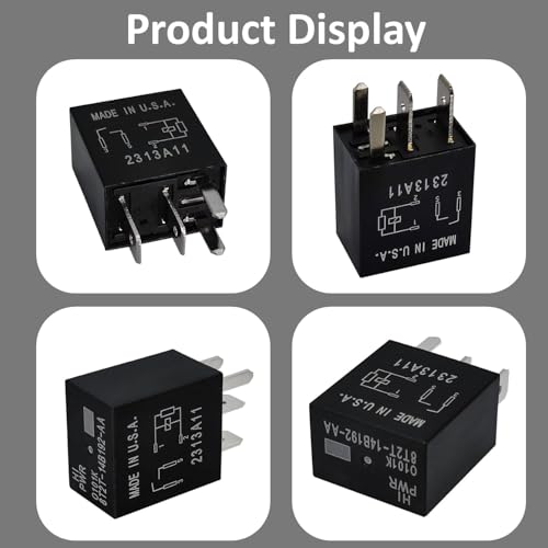 Konlkan 2-Pack Relay 8T2T-14B192-AA | 12VDC 4-Pin Automotive Relay Replacement Compatible with Select Ford Models - Image 3