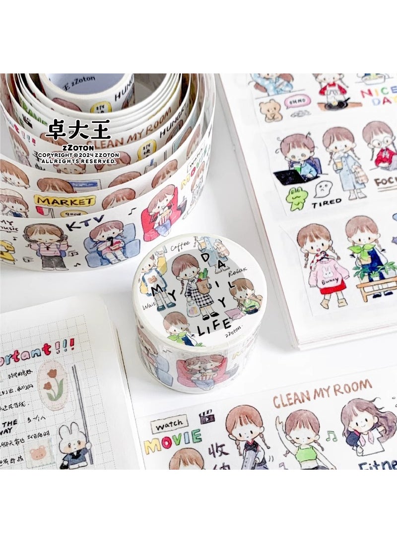 Generic King Zorro Themed Washi Tape Set When Azhuo was alone [March New]] 