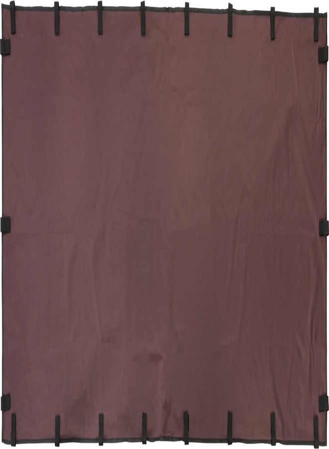 تريكسي مظلة شمسية لبيت الكلاب من TRIXIE، لوحة جانبية للحماية من جميع الأحوال الجوية، تحمي من الشمس والمطر والرياح، تناسب بيت كلاب بمقاس 2.5 × 2.5 × 3 قدم - Image 1