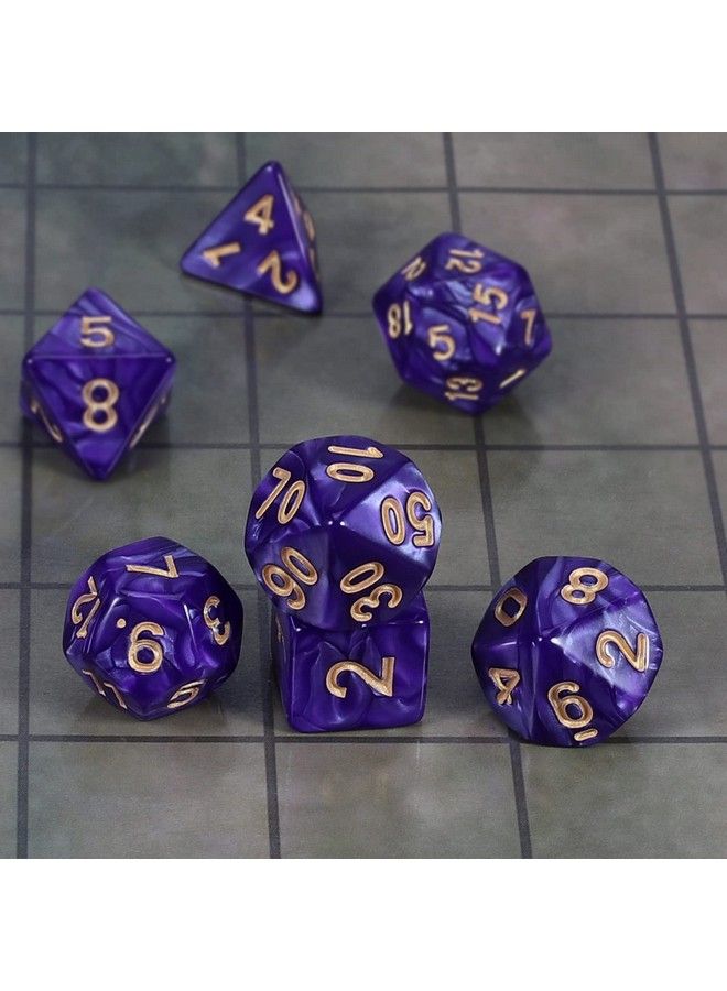 CiaraQ Dnd Polyhedral Dice Set With Dice Bag For Dungeons And Dragons Rpg Mtg Role Playing Table Games - Image 5