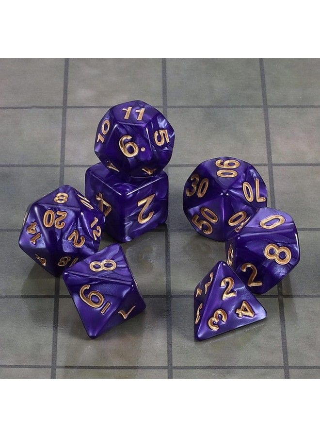 CiaraQ Dnd Polyhedral Dice Set With Dice Bag For Dungeons And Dragons Rpg Mtg Role Playing Table Games - Image 3