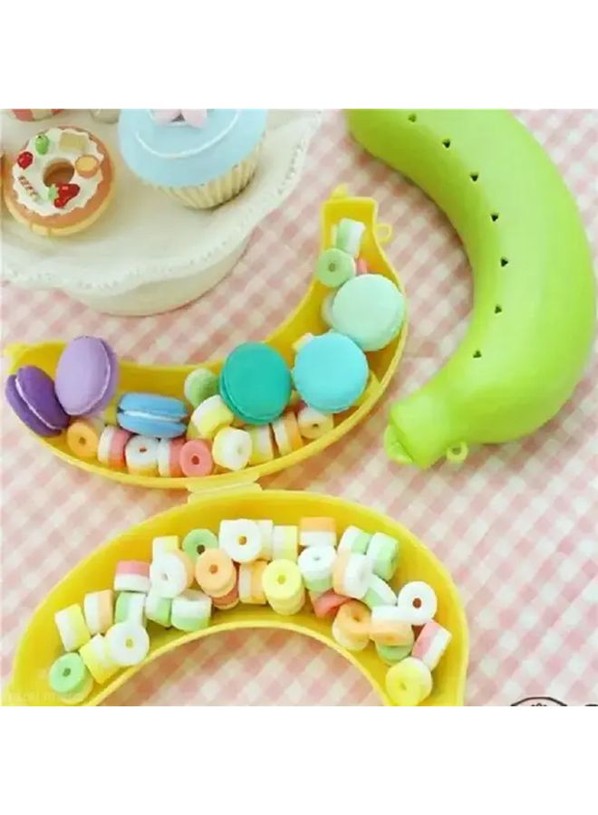 Pink Banana Storage Container Set of 2 Food Lunch Box for Outdoor Camping Kitchen - Image 5