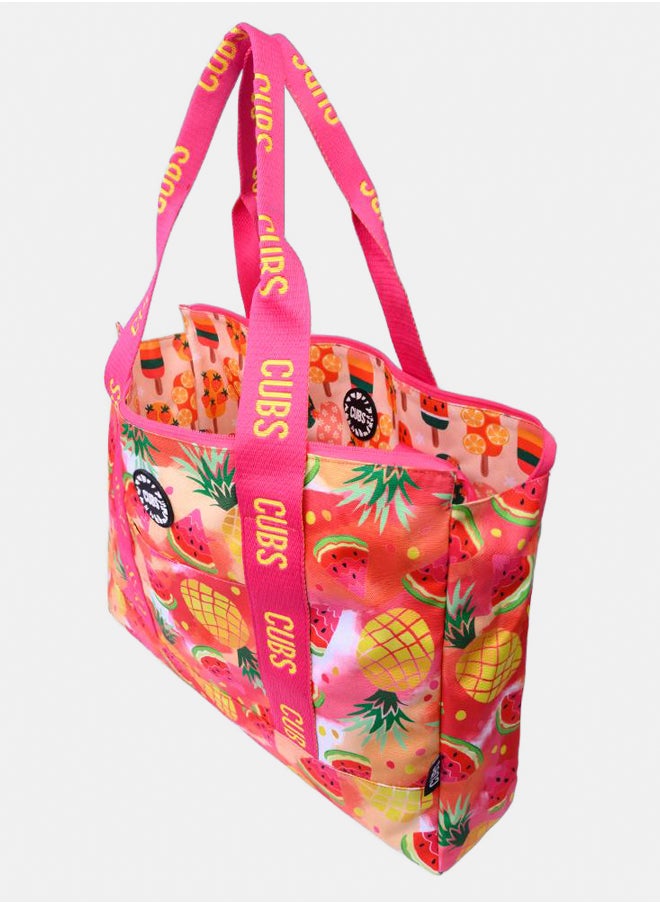 Cubs Double Face Tote Bag Multicolor
