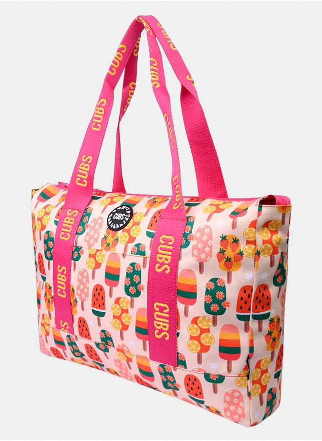 Cubs Double Face Tote Bag Multicolor