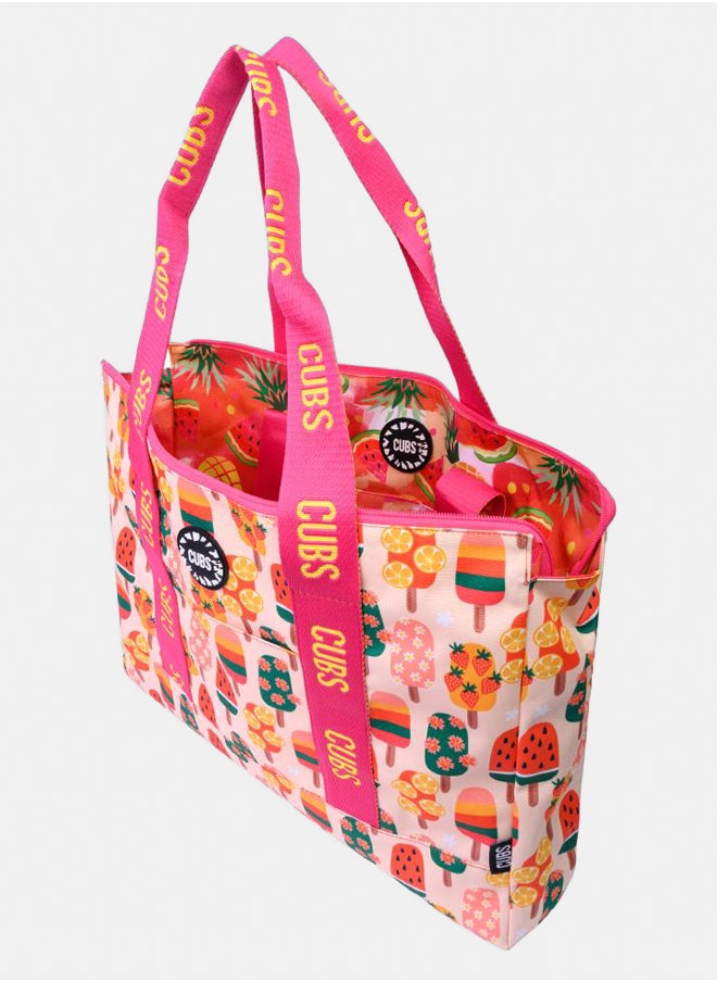 Cubs Double Face Tote Bag Multicolor