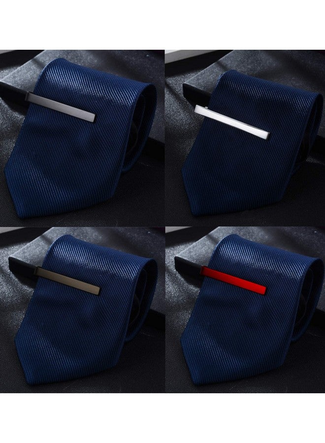 Tornito 6Pcs Tie Clips Set For Men Tie Bar Clip Set For Regular Skinny Ties Necktie Wedding Business Clips For Men  - Image 2