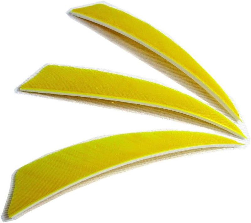 Letszhu Archery Arrows Feather Fletching 4 Inch Real Turkey Vanes for Hunting Target Shooting (25 Pack) - Image 2