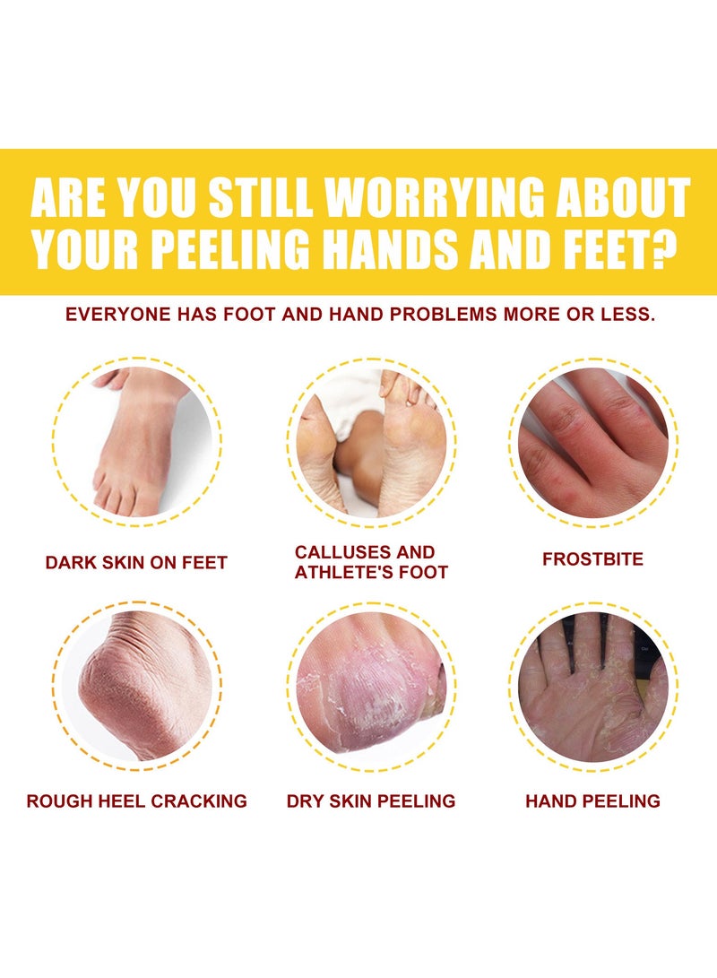 EELHOE Horse oil cream for hands and feet., Foot Cream, Gold Intense Moisturizing, Nourishing Anti-Cracking, Rough, Dry, Cracked Skin Care Cream, Moisturizing  Hands and Feet Cream - Image 3