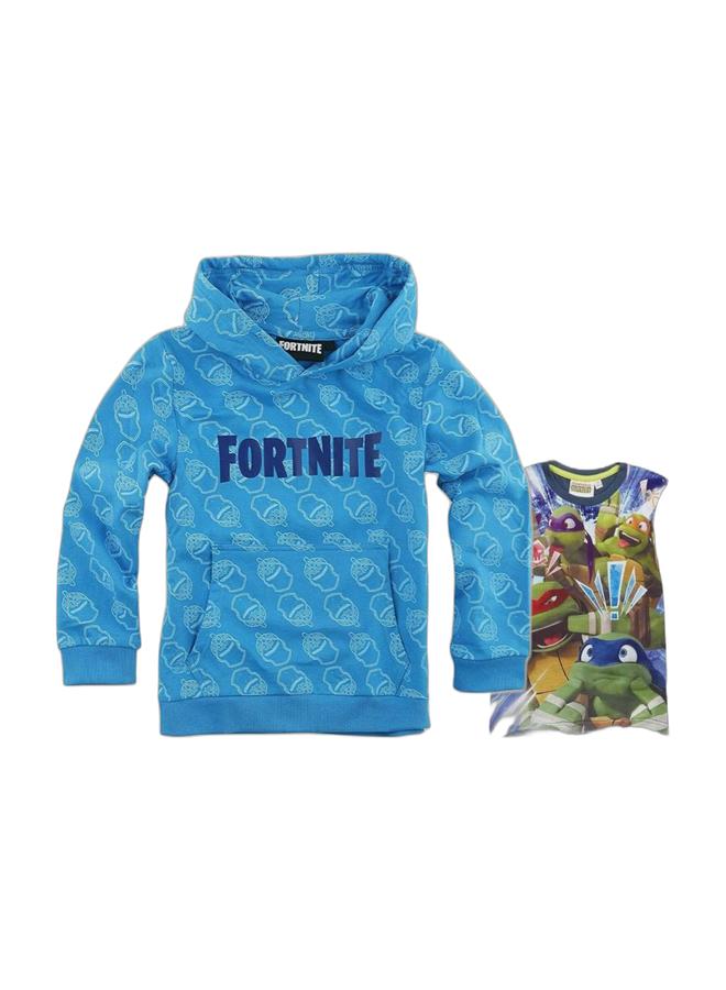 Fortnite Epic games  hoodie sweatshirt boys by kids TV & Pajama Long Sleeves Set 100% Cotton. Bundle - Image 1