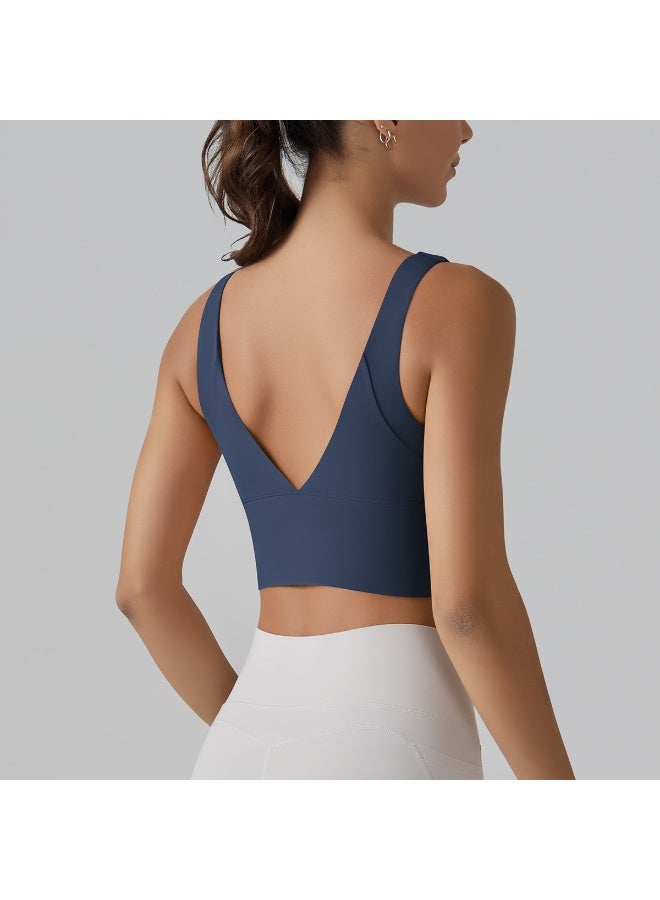 Yoga Bra Underwear Women Summer Shockproof Bra Beautiful Back Sports Running External Wear Training Fitness Yoga Tank Top Bra - Image 1