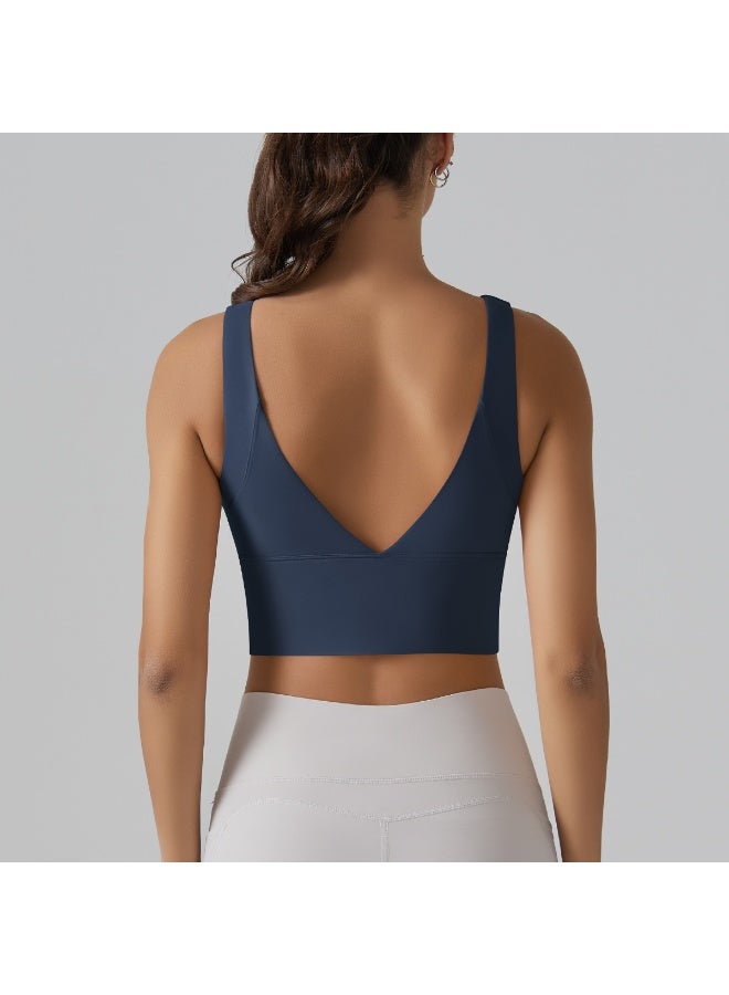 Yoga Bra Underwear Women Summer Shockproof Bra Beautiful Back Sports Running External Wear Training Fitness Yoga Tank Top Bra - Image 4