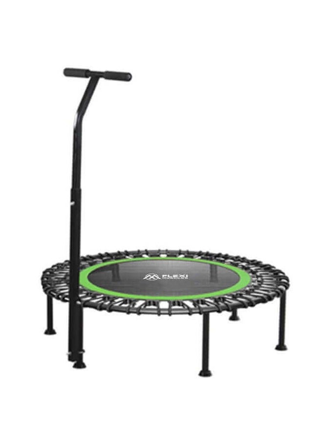 العضلات المرنة ترامبولين لياقة صغير 40 بوصة للبالغين مع حبال بنجي وبار أمان – يتحمّل وزن حتى 150 كجم – مثالي للتمارين في المنزل أو الصالات الداخلية والخارجية - Image 1