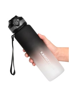 KANGZYUAN Sports Water Bottle  Protein Shaker Outdoor Travel Portable Leakproof Drinkware Plastic Drink Bottle BPA Free 1000mL  - Image 2