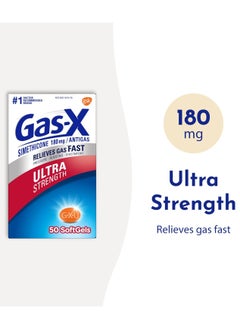 Gas-X Fast Gas Relief, Ultra Strength, 50 Softgels  - Image 5