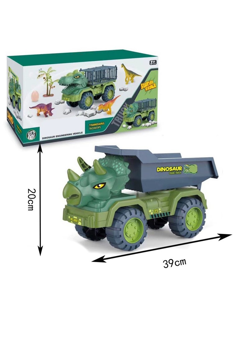 Triceratops Dump Truck, Dinosaur Truck Car Toys Are Suitable For Children Over 3 Years Old, Children'S Gifts - Image 2
