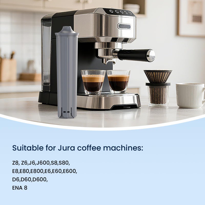 GLACIER FRESH Water Filter Compatible with JuraÂ® 71794 Claris Smart+ Filter Cartridge, Fits E6, E8, Z8, Z6, J6, ENA8 Coffee Machines, NSF/42 Certified, 3 Pack - Image 2