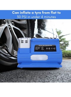 SPIDER Combo Offer Single Cylinder Air Compressor With Digital Inflator AIR Charging Pump For Automobile12V with Jump Starter Power Bank  - Image 5