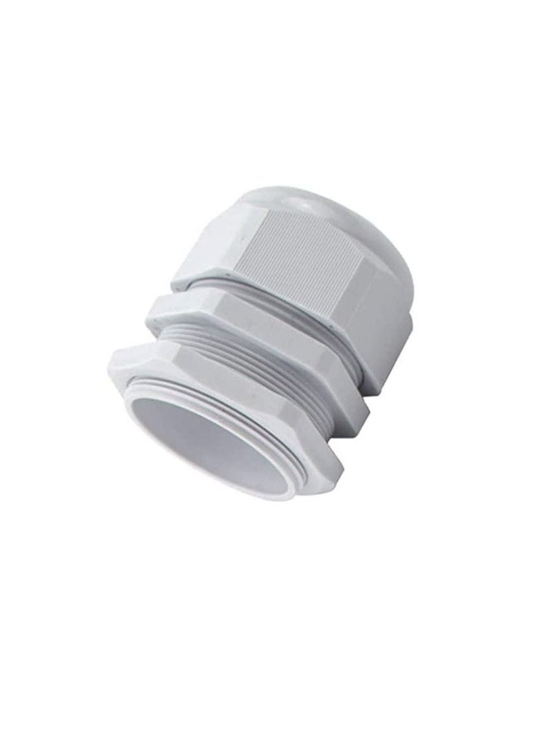 Armoured Cable Gland Kit for Outdoor Sockets and Junction Boxes & Industrial Use with Lock Nut PVC Shroud and Earth Tag (75S, BW) - Image 3