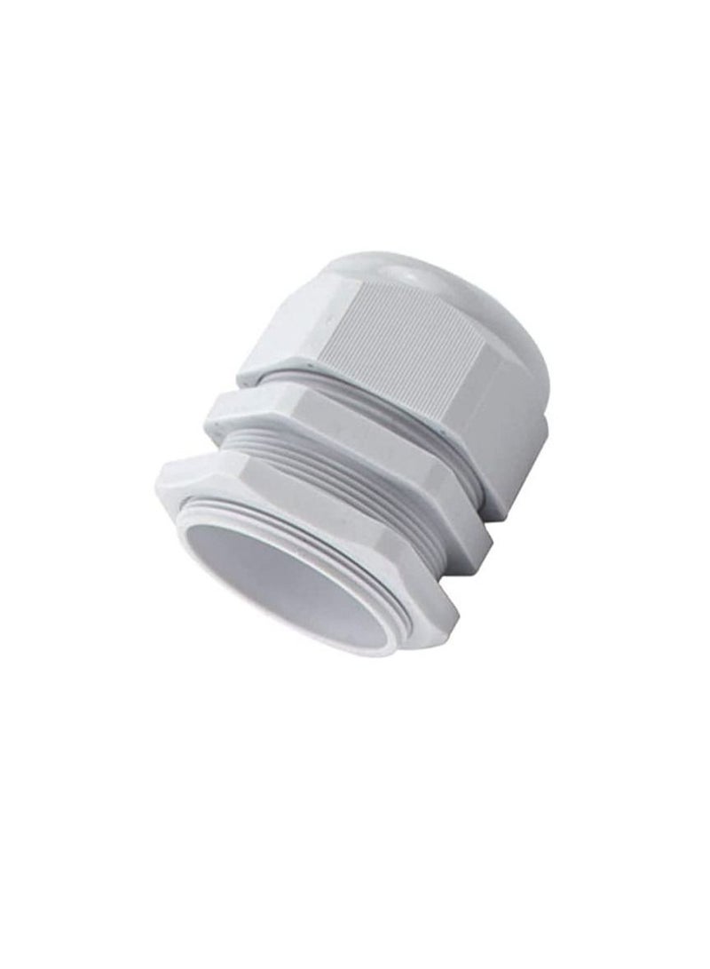 Armoured Cable Gland Kit for Outdoor Sockets and Junction Boxes & Industrial Use with Lock Nut PVC Shroud and Earth Tag (75S, BW) - Image 2