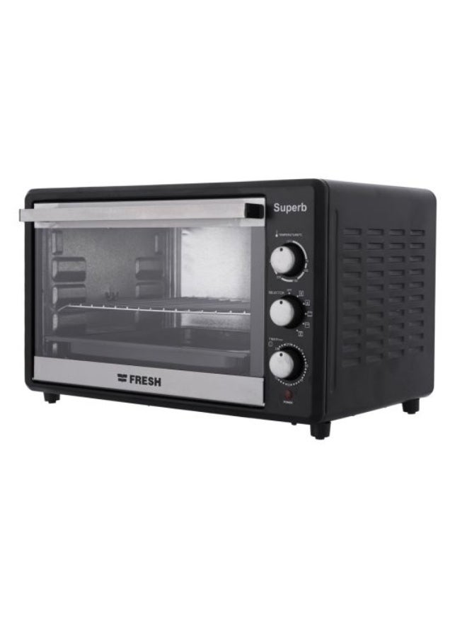 فريش فرن كهربائي يوضع على سطح المنضدة 48 L 2000 W FR4803RCL أسود/فضي - Image 1