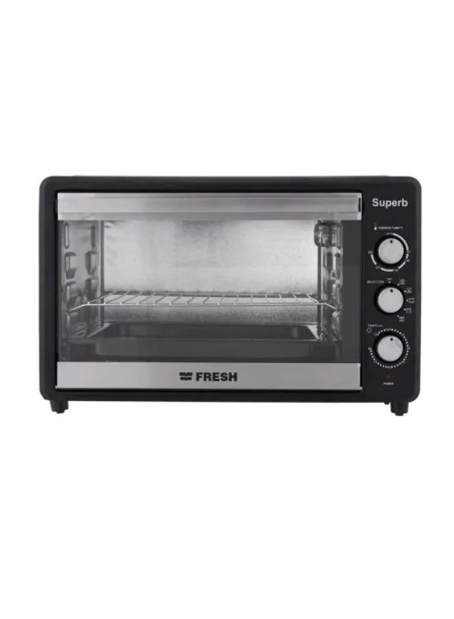 فريش فرن كهربائي يوضع على سطح المنضدة 48 L 2000 W FR4803RCL أسود/فضي - Image 2