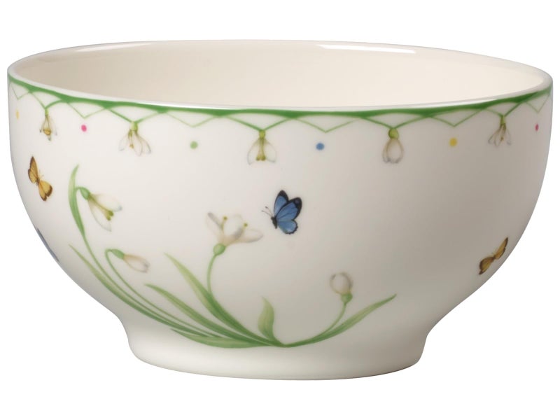 Villeroy & Boch Villeroy  Boch Colorful Spring French Rice Bowl 17 oz Premium Porcelain Made in Germany WhiteColored
