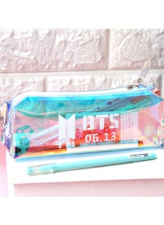 BTS BTS Ballpoint Pen 0.5 MM Refill Black Ink With Transparent Pencil Case  - Image 5