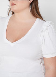 Vero Moda Curve V-Neck Top  - Image 3