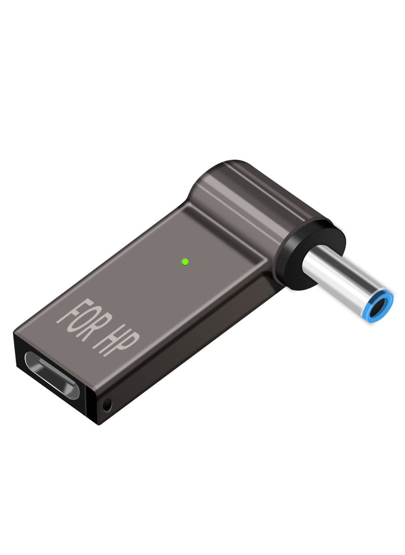 SYOSI - USB C to 4.5mm Adapter, Laptop Charging Adapter Female Type C to Male DC Barrel Jack Plug Converter 100w Pd Power Charger Connector Tip for Probook Notebook Elitebook - Image 1