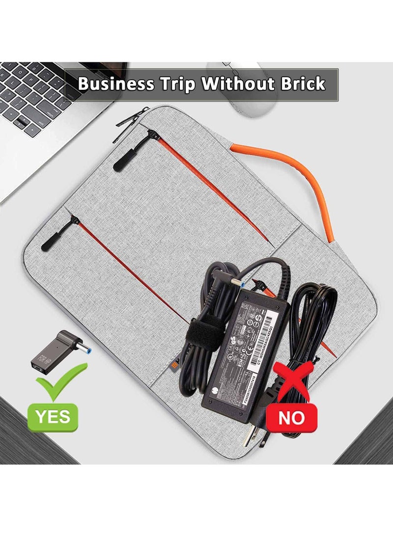 SYOSI - USB C to 4.5mm Adapter, Laptop Charging Adapter Female Type C to Male DC Barrel Jack Plug Converter 100w Pd Power Charger Connector Tip for Probook Notebook Elitebook - Image 1