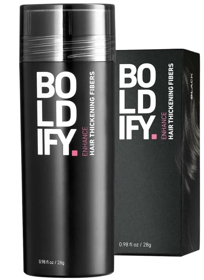 Boldify Hair Fibers Completely Conceals Hair Loss Black 28g