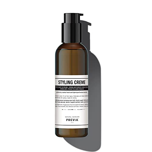 PREVIA Anti Frizz LeaveIn Creme Vegan FrizzControl Styling Cream for All Hair Types with Apricot Extract ParabenFree SulfateFree Frizzy Hair Treatment 67 oz - Image 2