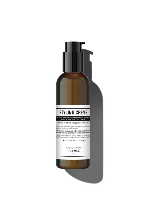 PREVIA Anti Frizz LeaveIn Creme Vegan FrizzControl Styling Cream for All Hair Types with Apricot Extract ParabenFree SulfateFree Frizzy Hair Treatment 67 oz - Image 3