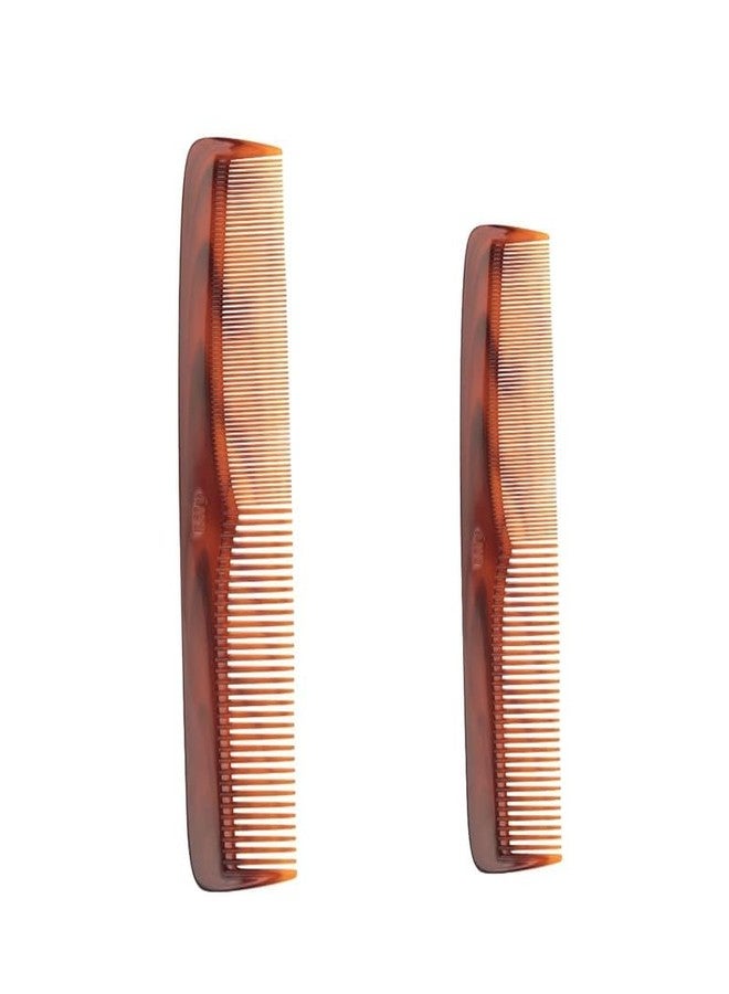 ليلي أمشاط شعر ليلي للنساء | مشط تصفيف | طقم أمشاط شعر كلاسيكي من قطعتين | طقم أمشاط مصنوع يدويًا | مشط ذو أسنان دقيقة للتصفيف | طقم أمشاط للرجال والنساء | مشط شعر غير كهربائي | طقم أمشاط للعناية الشخصية من قطعتين - Image 2