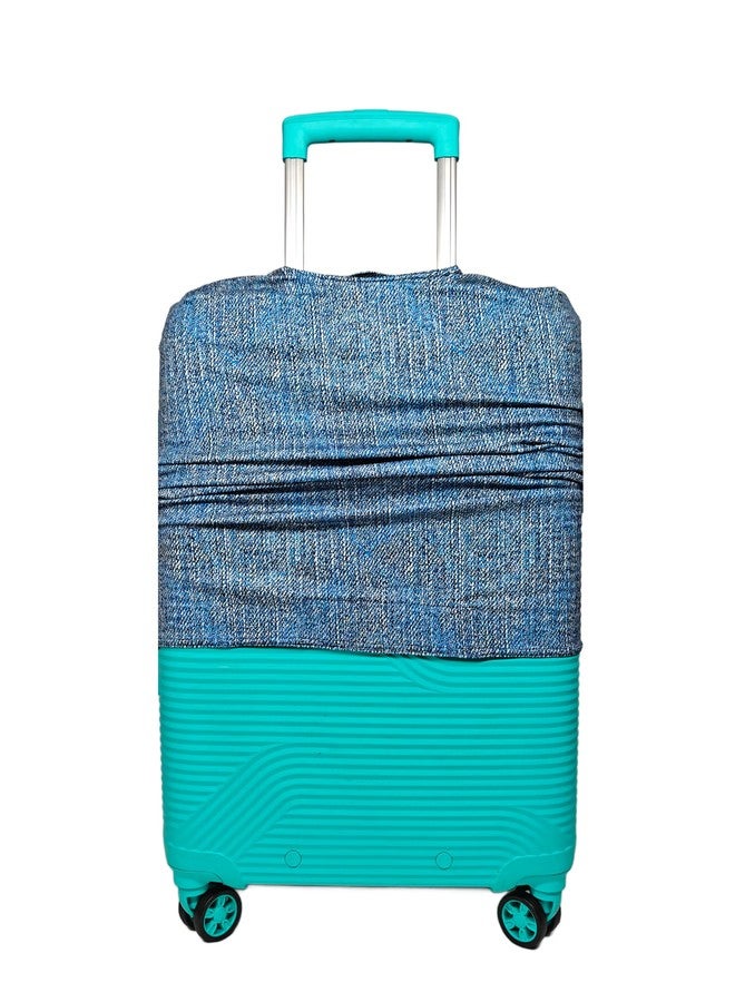 NT CREATION Printed Luggage Cover for Traveling Bag & Suitcase - Stretchable & Scratchproof Trolley Protector with Velcro Lock & Lightweight Washable Material(Suitcase Bag Not Included, Only Cover in Product) - Image 2