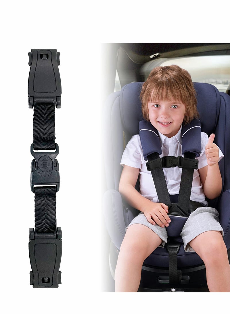 Universal Child Chest Harness Clip, Car Seat Safety Belt Clip Buckle, Anti-Slip Baby Chest Clip Guard Compatible With Seats, Strollers, High Chairs, Schoolbags, For 1.5-Inch Width Harness - Image 1