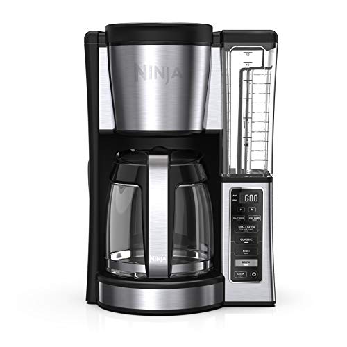 Ninja 12-Cup Programmable Coffee Brewer, 2 Brew Styles, Adjustable Warm Plate, 60oz Water Reservoir, Delay Brew - Black/Stainless Steel - Image 1